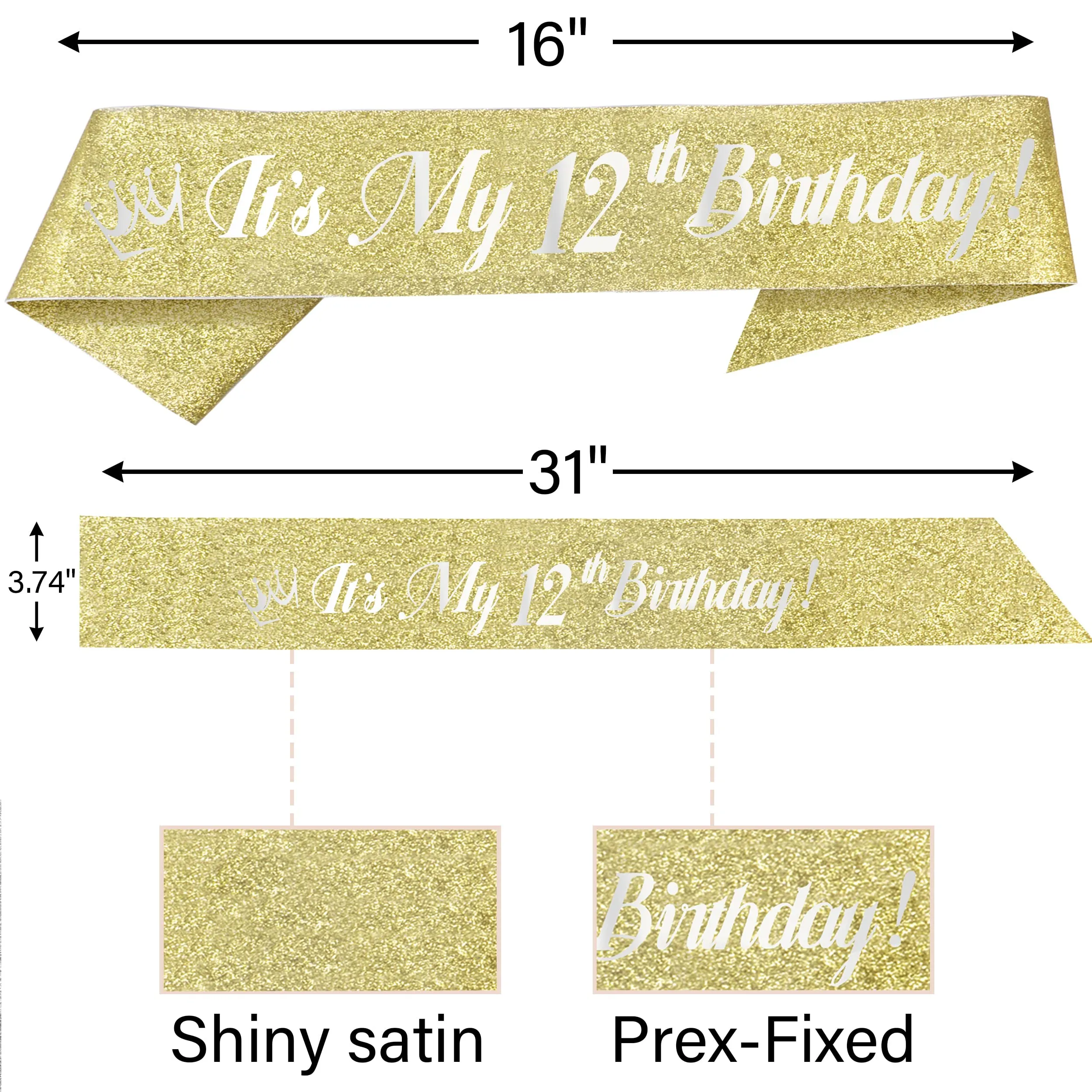 12th Birthday, 12th Birthday Gifts for Girl, 12th Birthday Decorations for Girl, 12th