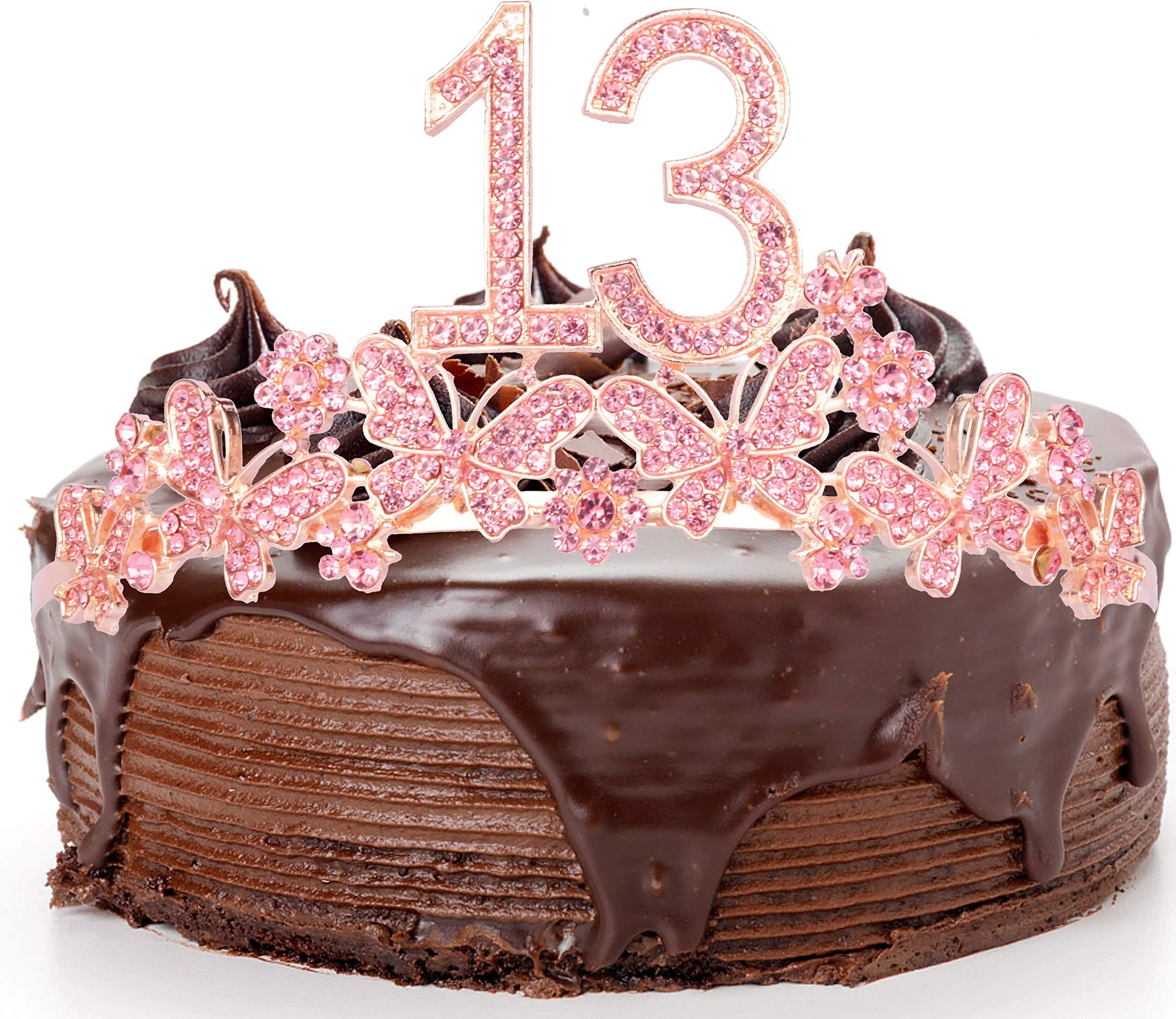 13th Birthday Decorations Party Supplies, 13th Birthday Gifts, Pink 13th Birthday Tiara