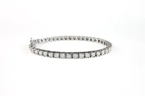 14k White Gold 3.00ctw Diamond Tennis Bracelet