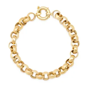 14K YG Rollo Gold Link Bracelet