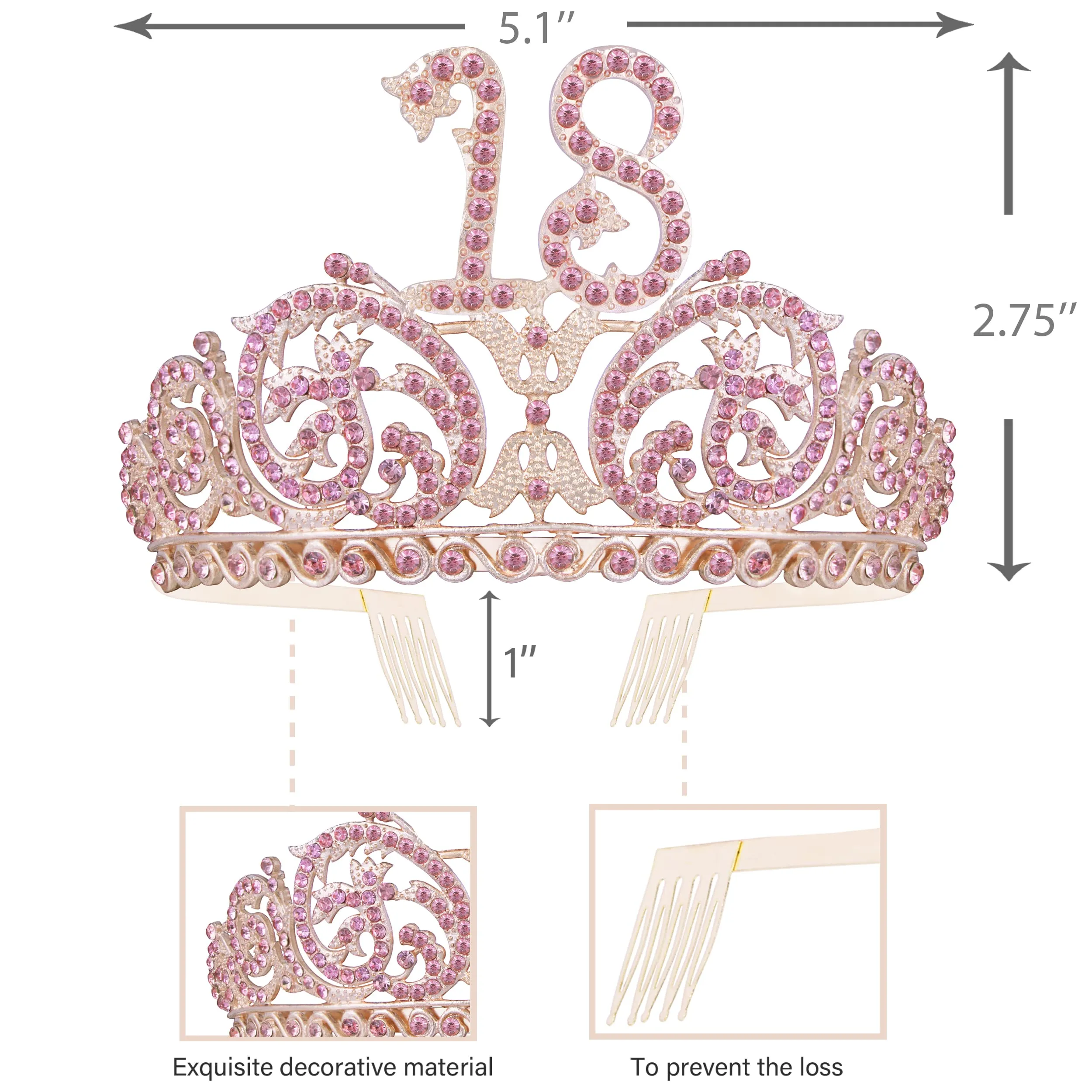 18th Birthday, 18th Birthday Gifts for Girls, 18th Birthday Crown, 18th Birthday