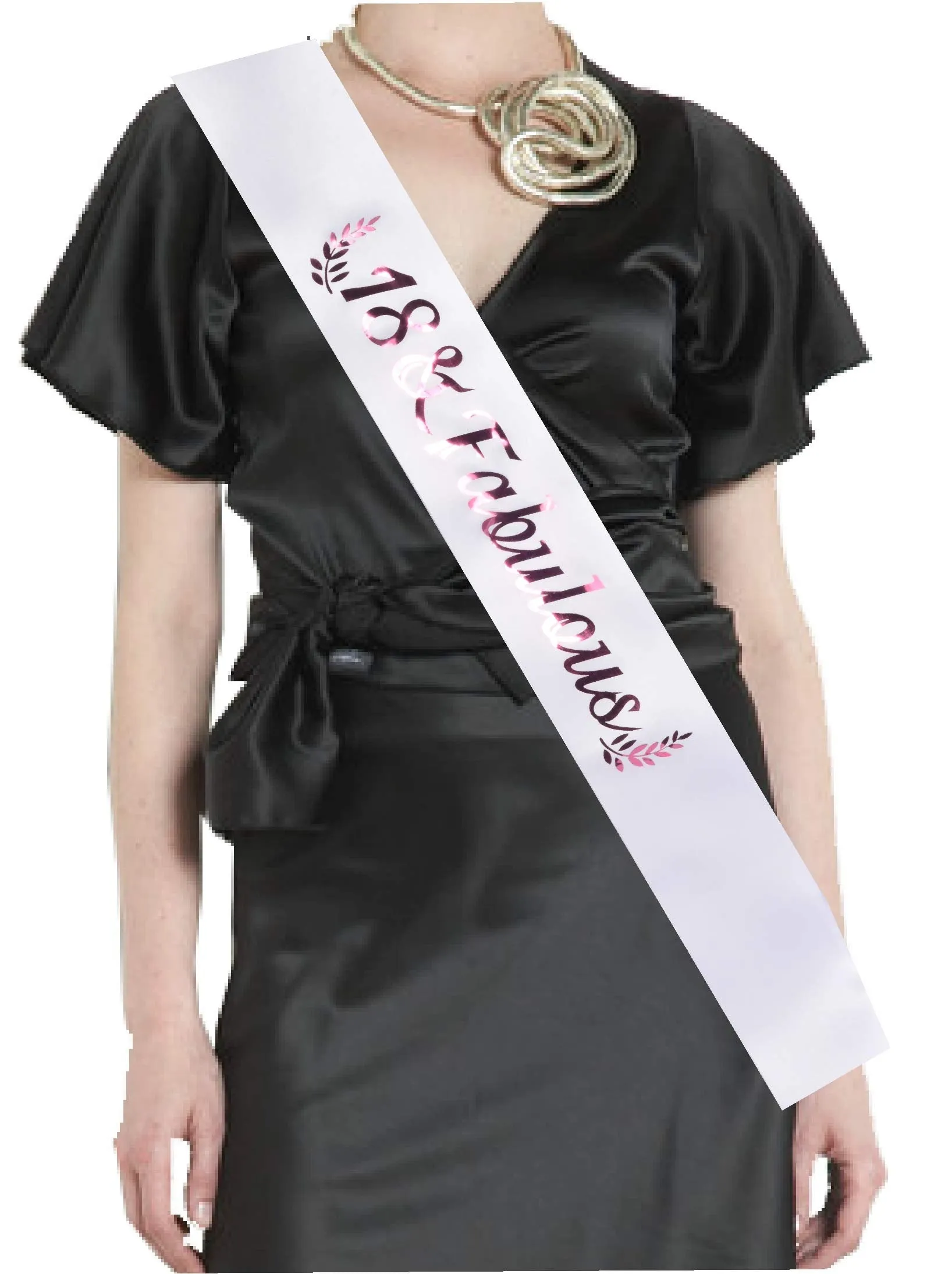 18th Birthday Gifts for Girls, 18th Birthday Tiara and Sash, 18 Fabulous Sash and Crystal