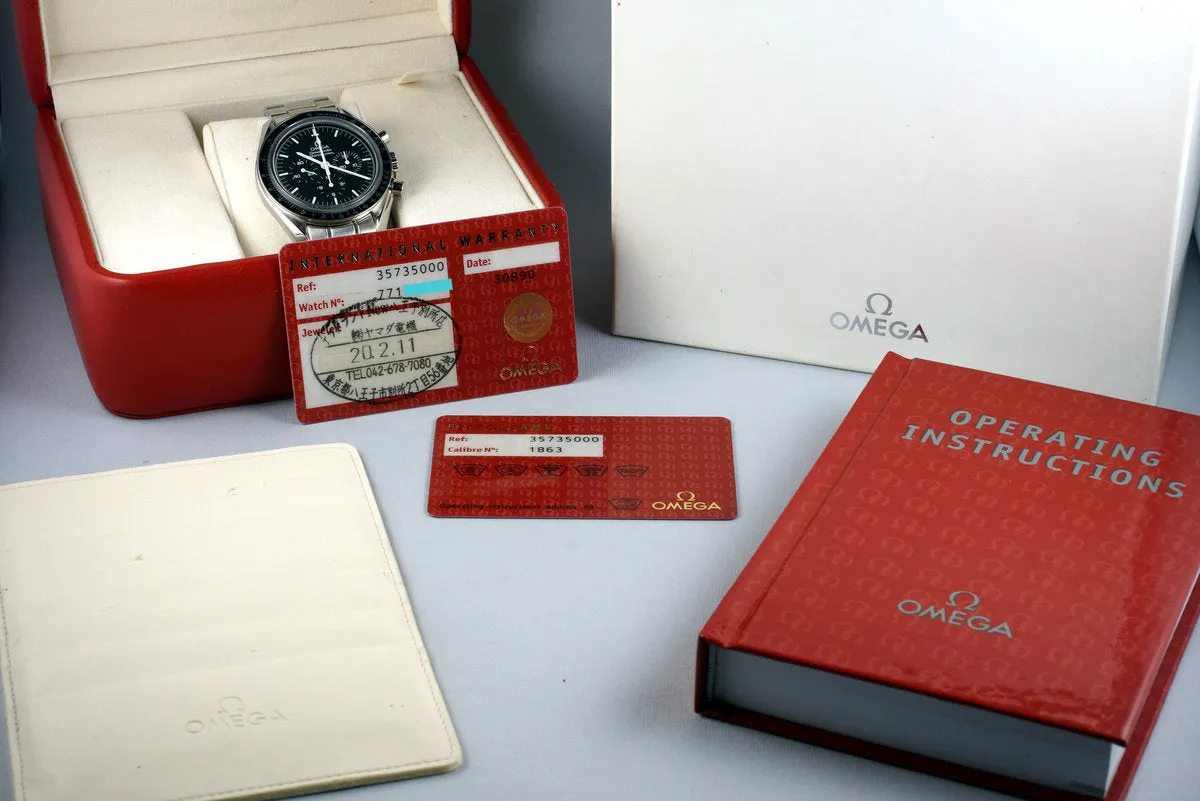 2000's Omega Speedmaster 3573.50 with Box and Papers