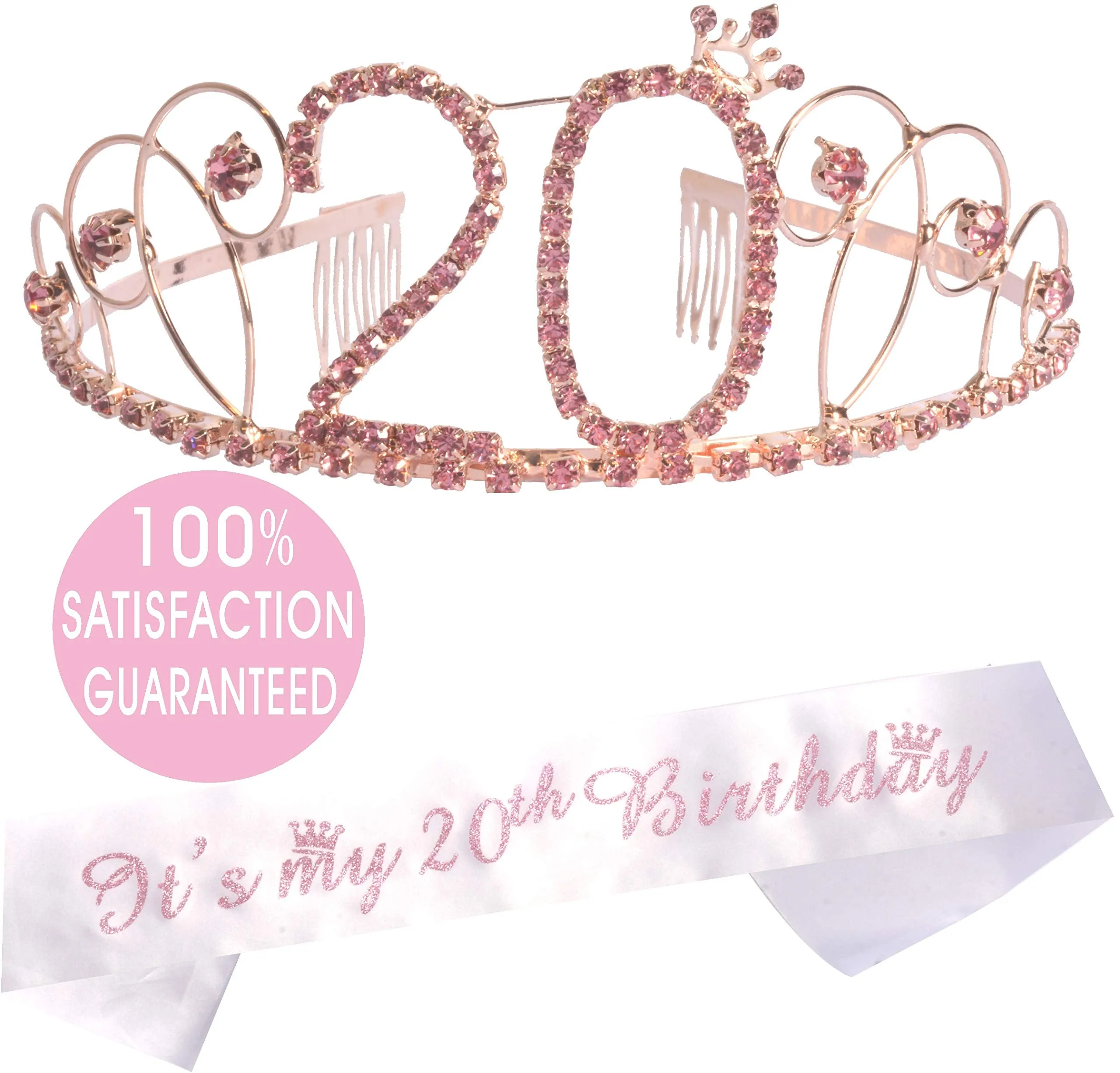 20th Birthday, 20th Birthday Gifts, 20th Birthday Crown, 20th Birthday Tiara, 20th