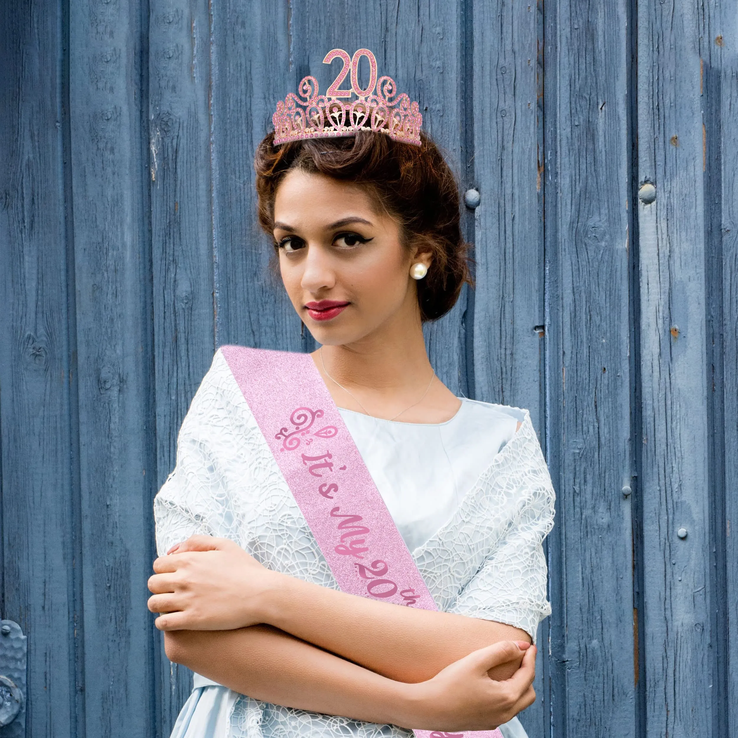 20th Birthday, 20th Birthday Gifts, 20th Birthday Tiara, 20th Birthday Tiara and Sash