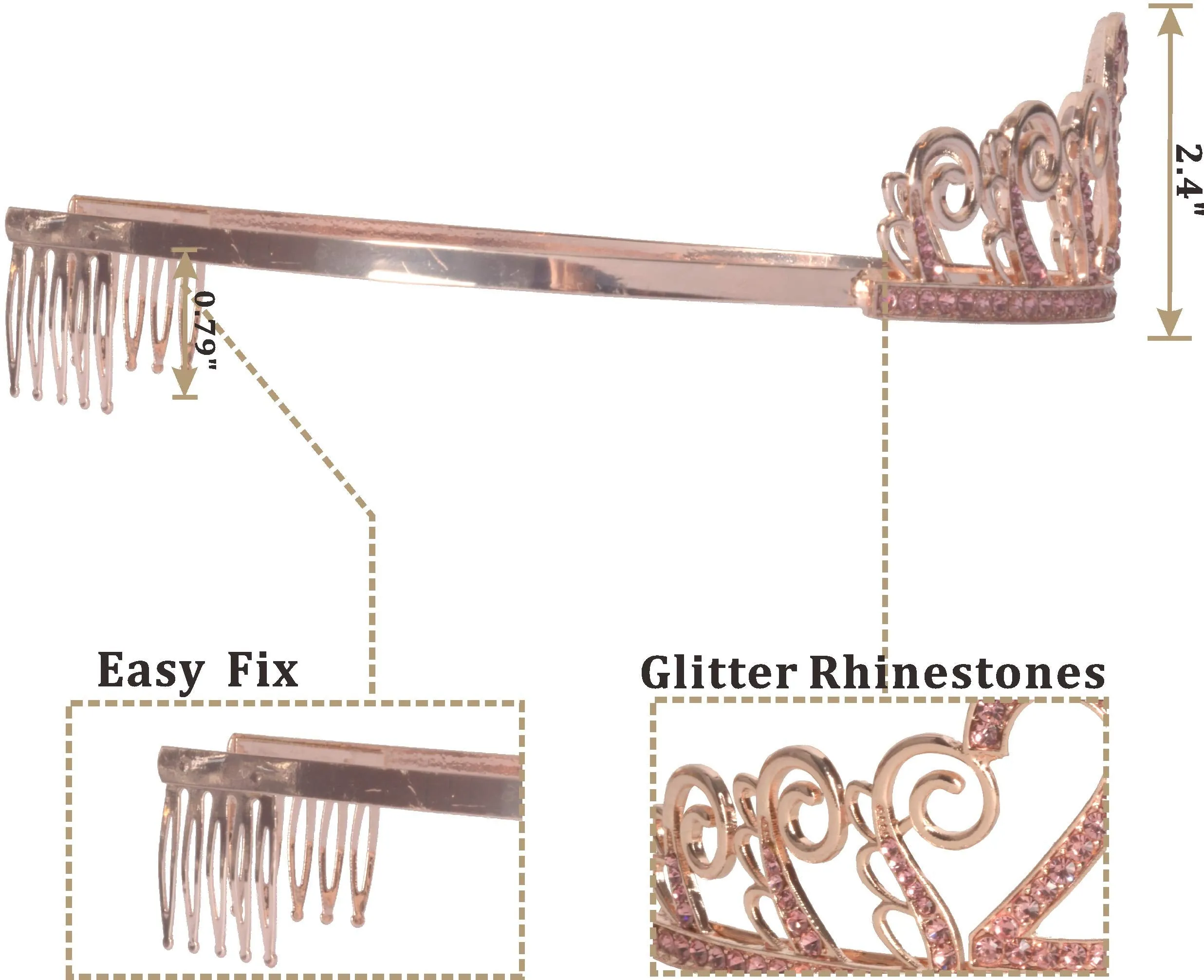 22nd Birthday Gifts for Woman, 22nd Birthday Tiara and Sash Pink, HAPPY 22nd Birthday