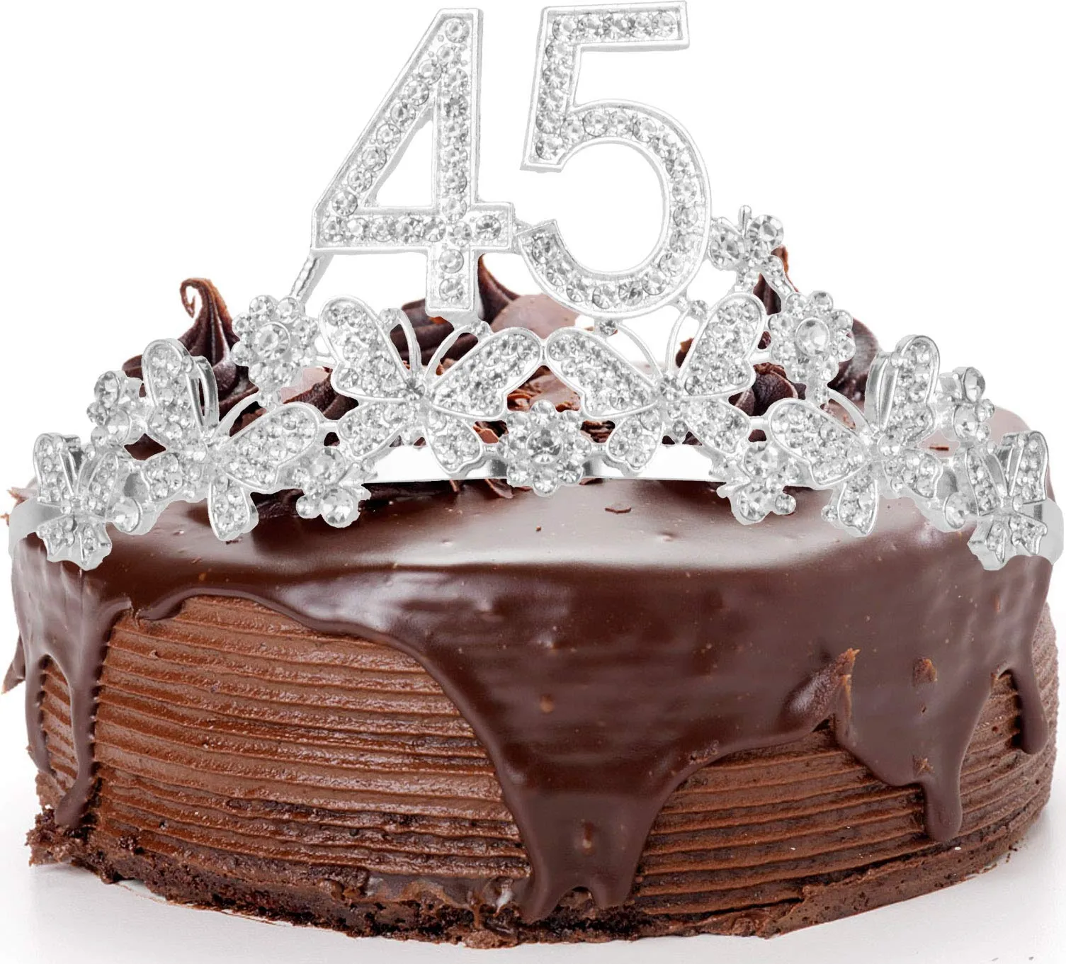 45th Birthday Gifts for Women, 45th Birthday Tiara and Sash, Its My 45th Birthday Sash