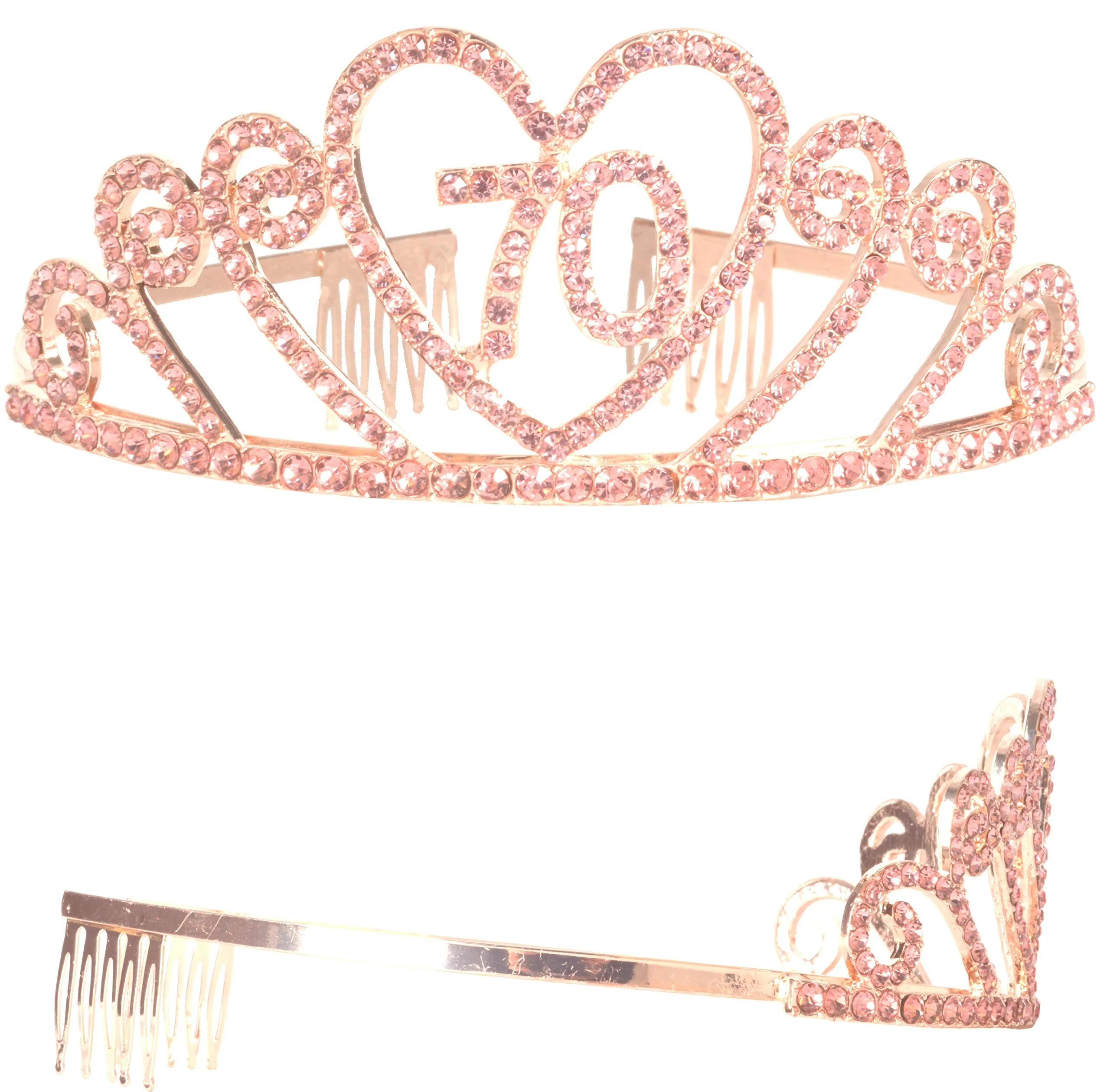 70th Birthday Decorations for Women, 70th Birthday, 70th Birthday Tiara, 70th Tiara