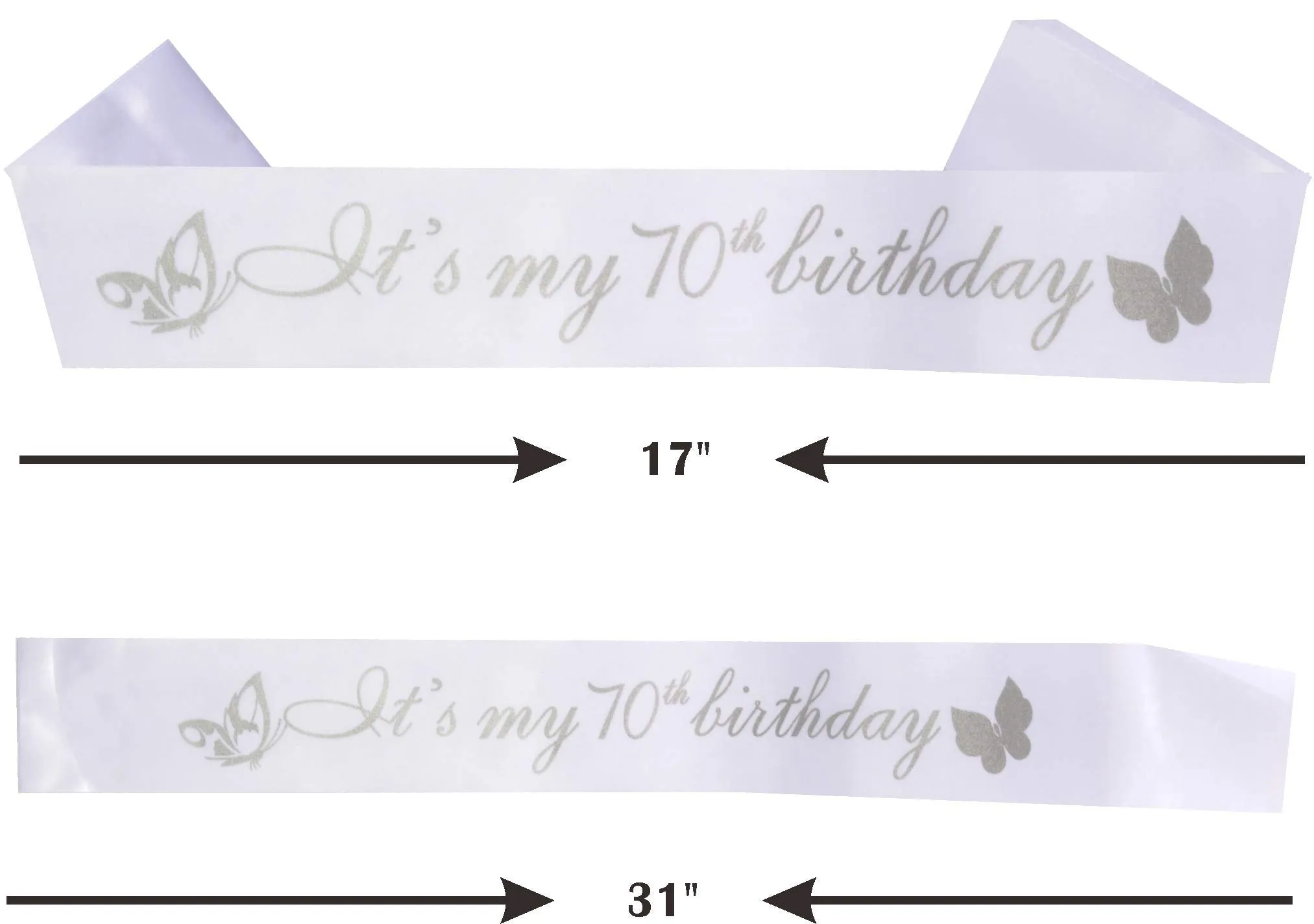 70th Birthday Gifts for Women, 70th Birthday Tiara and Sash, Its My 70th Birthday Sash