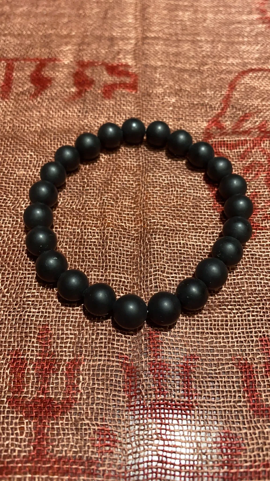 8MM Matte Onyx Bead Bracelet