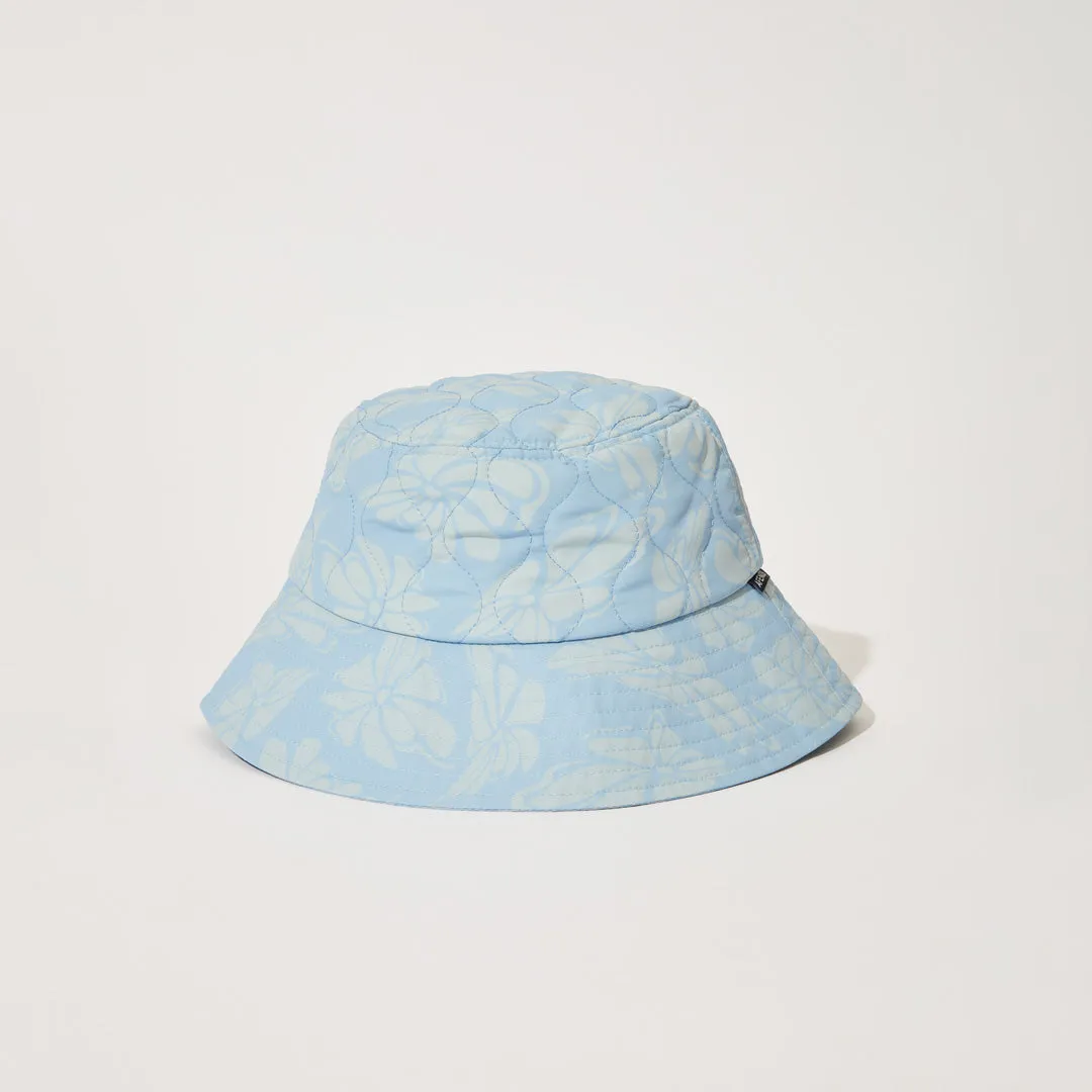 AFENDS Unisex Underworld - Puffer Bucket Hat - Powder Blue