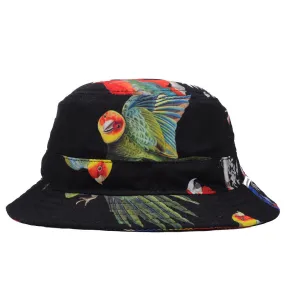 Akomplice - Samba Bird Bucket Hat, Black Multi