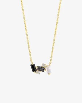 Amalfi Mini Burst Black Ombre Pendant