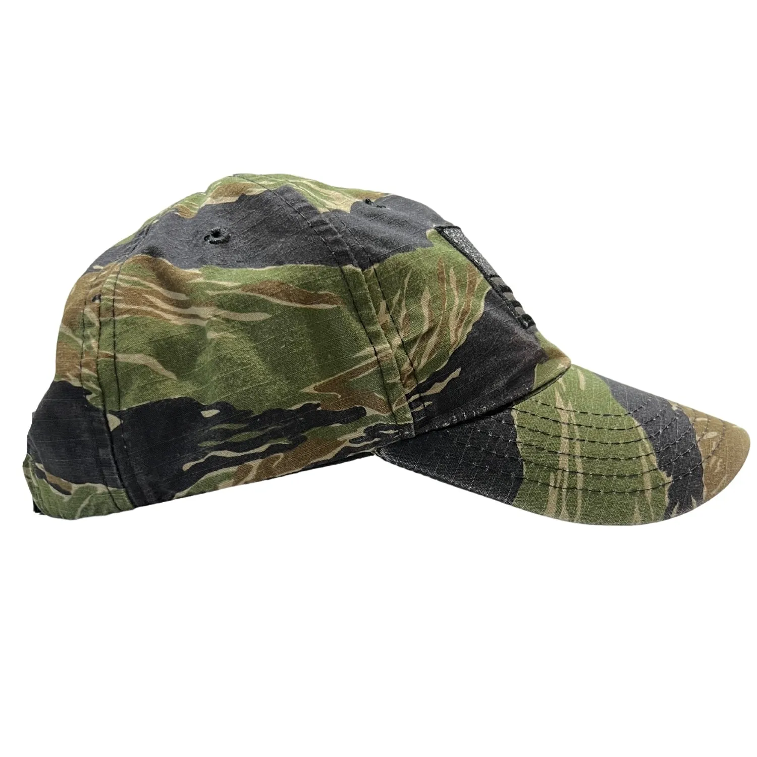 American Flag Full Fabric Tiger Stripe Camouflage Range Hat