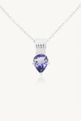 Amie Iolite Silver Necklace