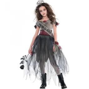 Amscan Girls Prombie Queen Zombie Costume Dress