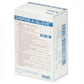 Ansell Powder Free Examination Dispos-A-Glove Small x 30