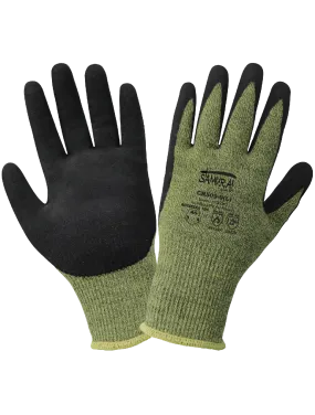 ANSI A5 Samurai Glove Cut, Abrasion, Puncture, and Flame-Resistant Arc-Flash Gloves with a Mach Finish Neoprene Bi-Polymer Coating - CR509