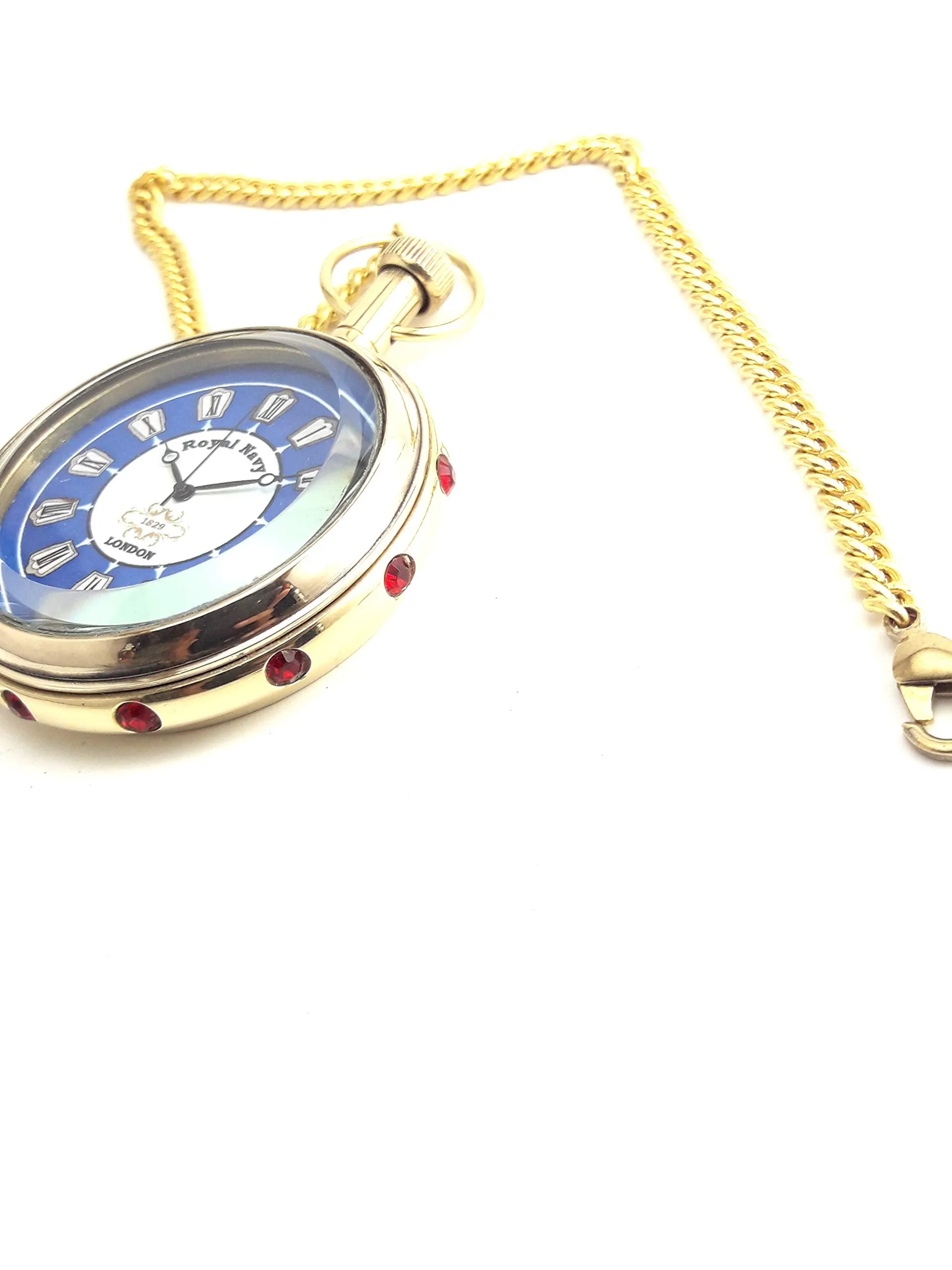 Antique Royal Look Gandhi Pocket Watch with Chain