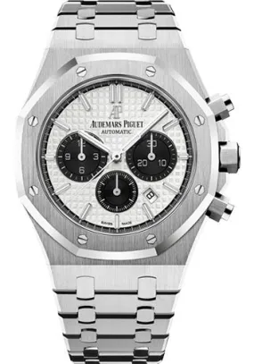 Audemars Piguet Royal Oak Chronograph Watch - Silver