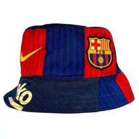 Barcelona 16/17 Upcycled Home Shirt Bucket Hat