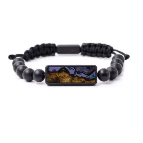 Bead Wood Resin Bracelet - Oakley (Purple, 592605)