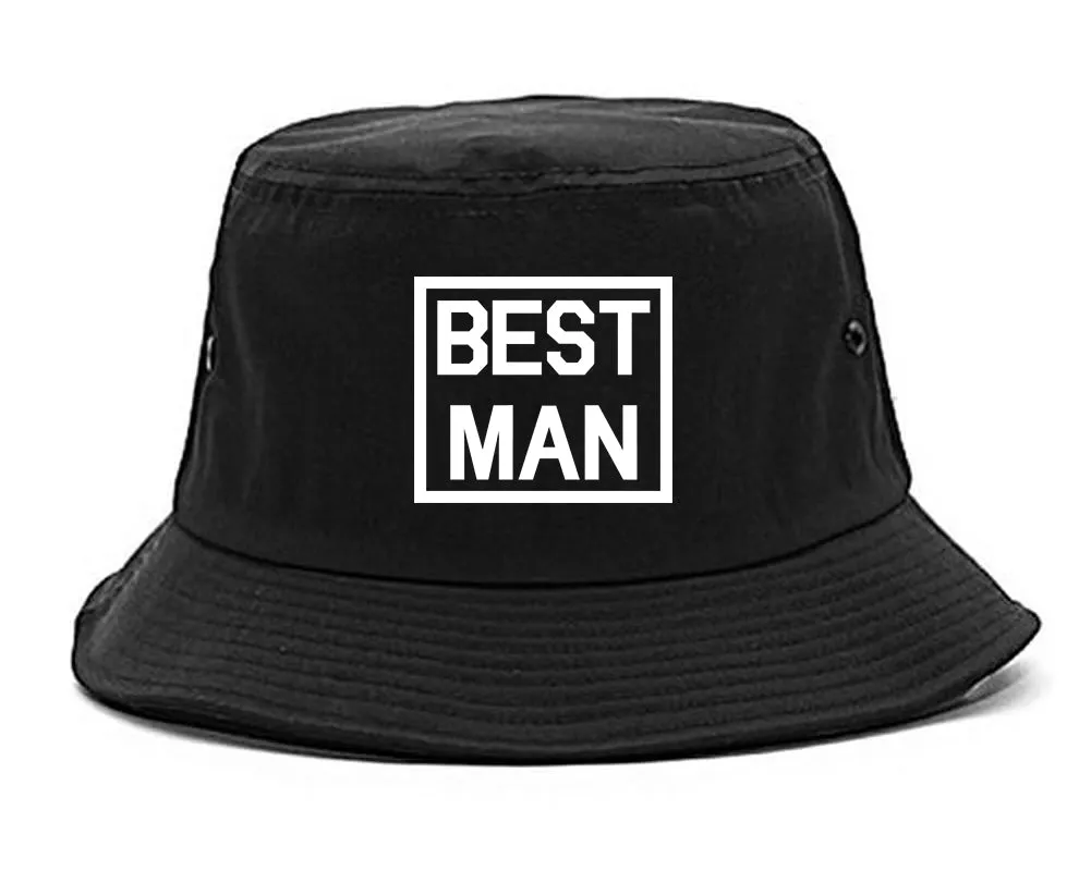 Best Man Bachelor Party Mens Bucket Hat