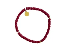 BLACK CHERRY thin bracelet