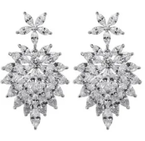 Bluma Floral Statement Earring