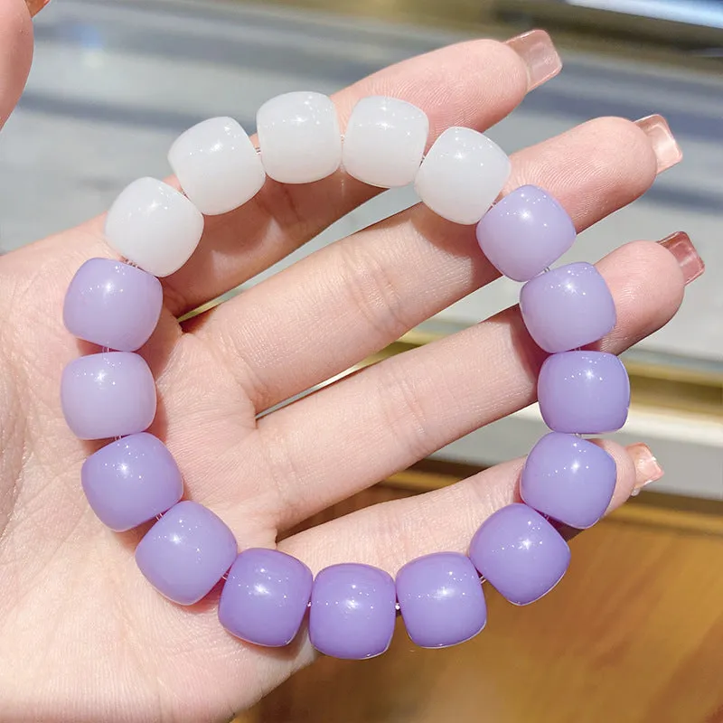 Bodhi Bracelet Gradient Color Student Version Bracelet Female Online Influencer Collectables-Autograph Bracelet Night Market Stall Yiwu Accessories