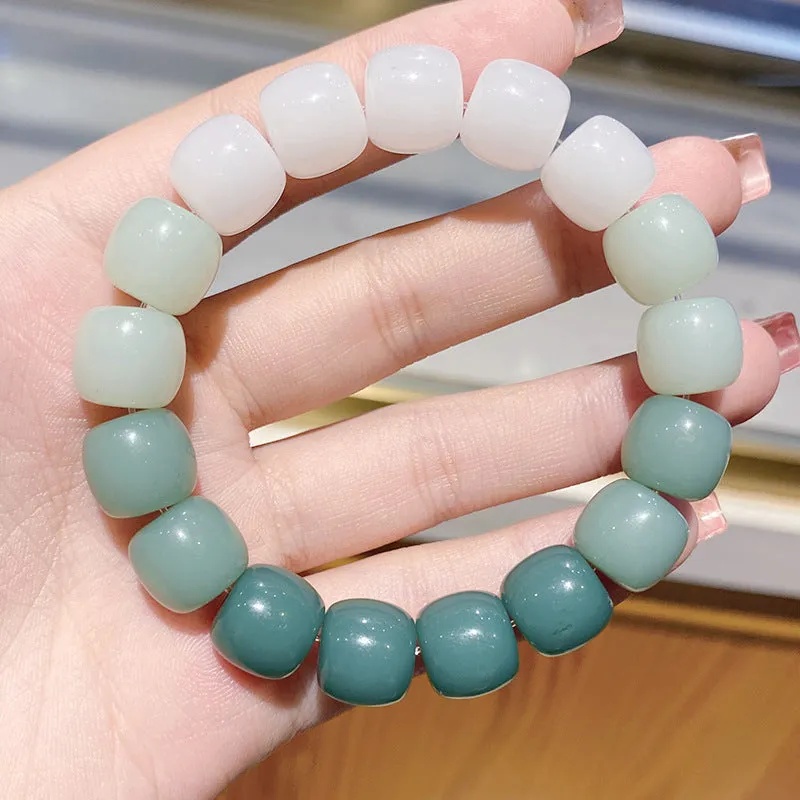 Bodhi Bracelet Gradient Color Student Version Bracelet Female Online Influencer Collectables-Autograph Bracelet Night Market Stall Yiwu Accessories