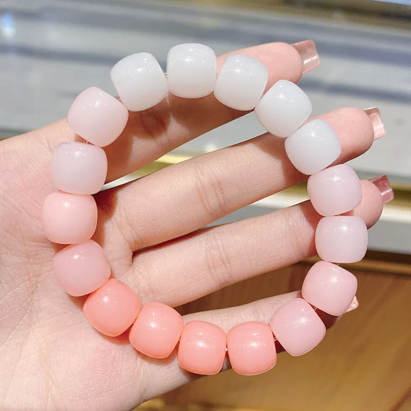 Bodhi Bracelet Gradient Color Student Version Bracelet Female Online Influencer Collectables-Autograph Bracelet Night Market Stall Yiwu Accessories