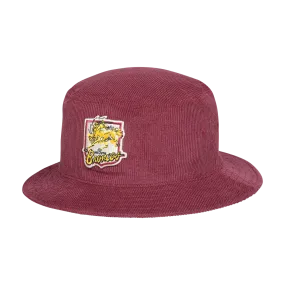 BRISBANE BRONCOS NRL CORDUROY BUCKET HAT