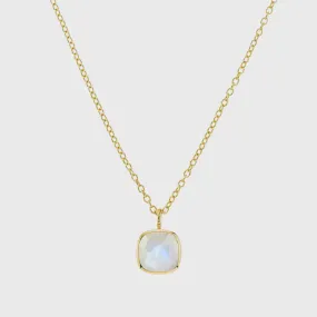 Brooklyn Moonstone & Gold Vermeil Necklace