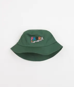 by Parra Colored Lightning Logo Bucket Hat - Green