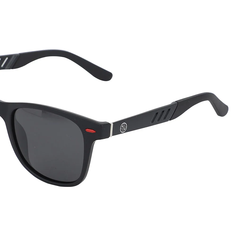 Carlton London Premium Black Toned Polarised And Uv Protected Lens Wayfarer Sunglasses For Men