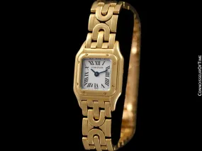 Cartier Panthere Mini (Panther) Special Edition Ladies Watch - 18K Gold