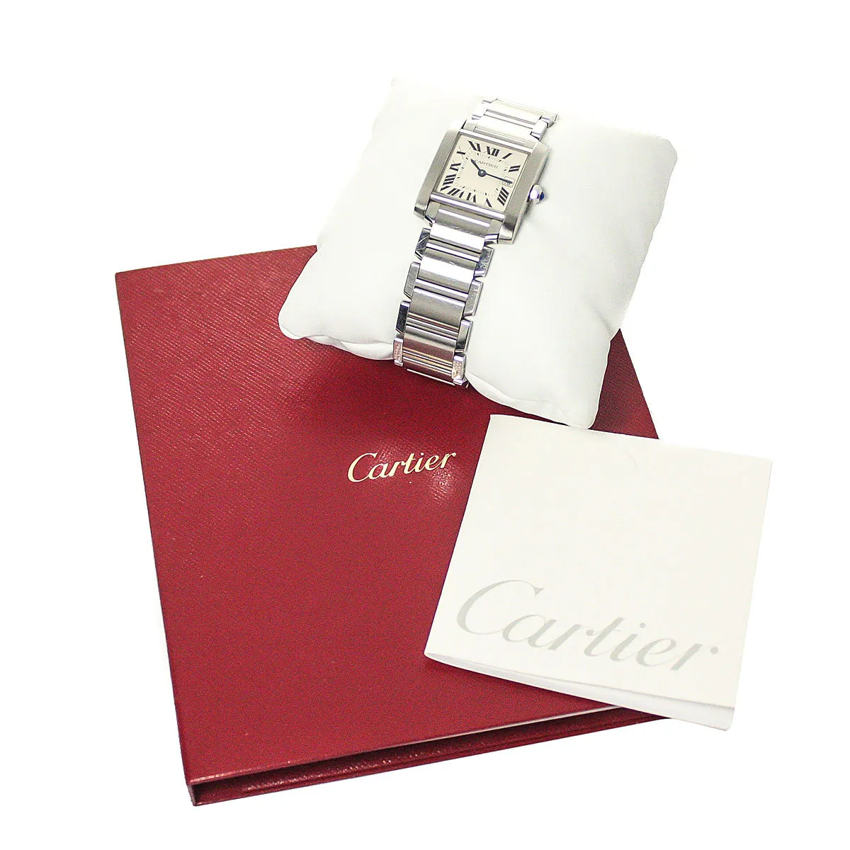 Cartier Tank Francaise Mid-Size with Box & Papers