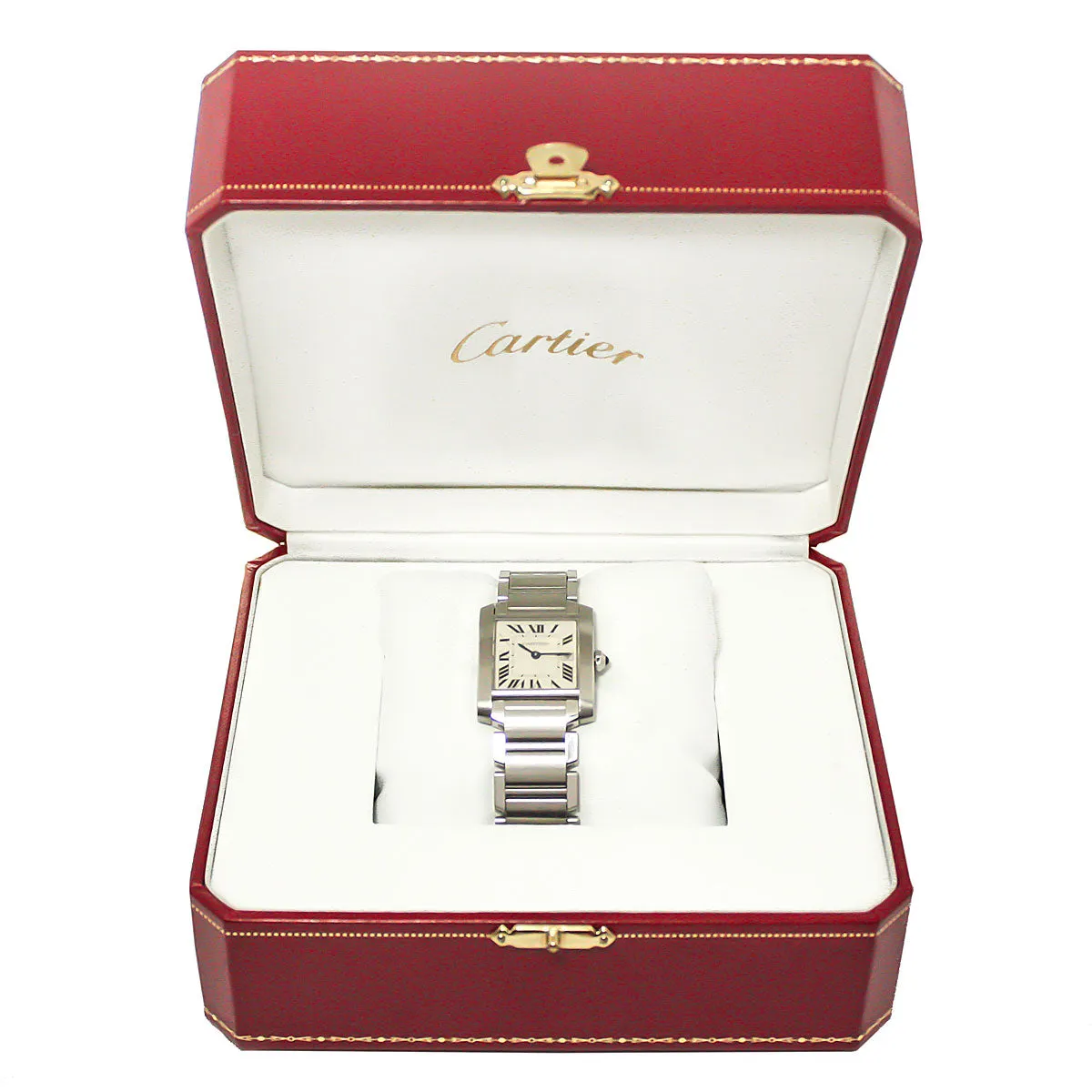 Cartier Tank Francaise Mid-Size with Box & Papers