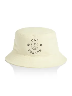 Cat Person Bucket Hat