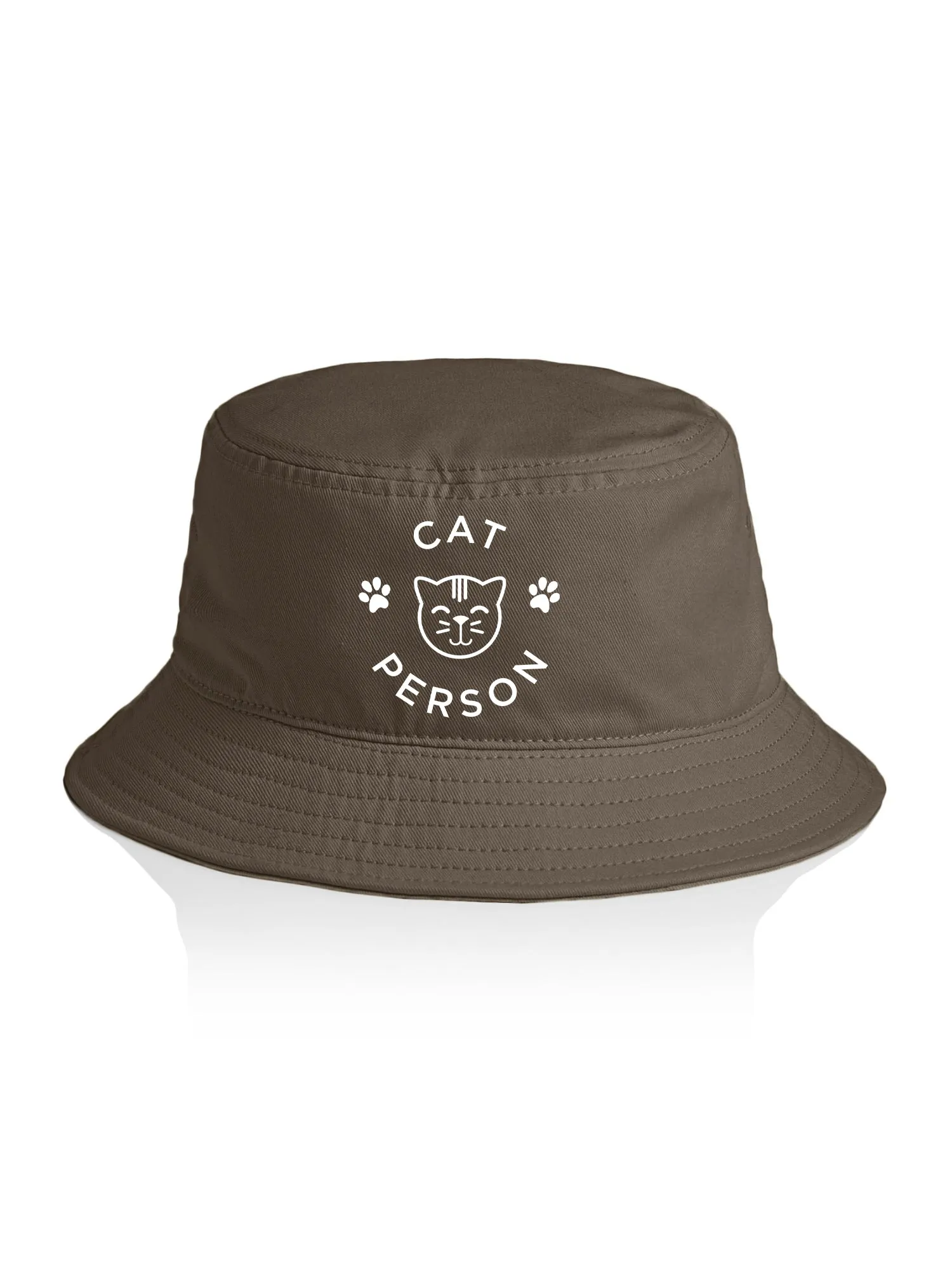 Cat Person Bucket Hat