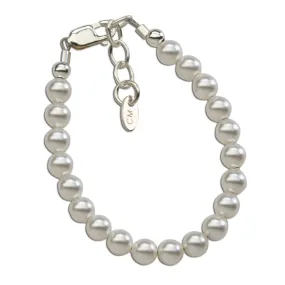 Cherished Moments Serenity Sterling Silver Pearl Bracelet