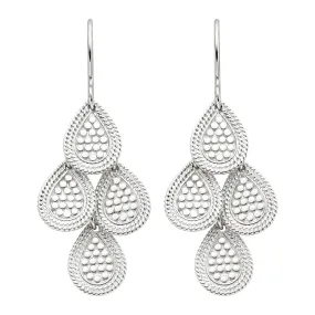 Classic Chandelier Earrings Silver