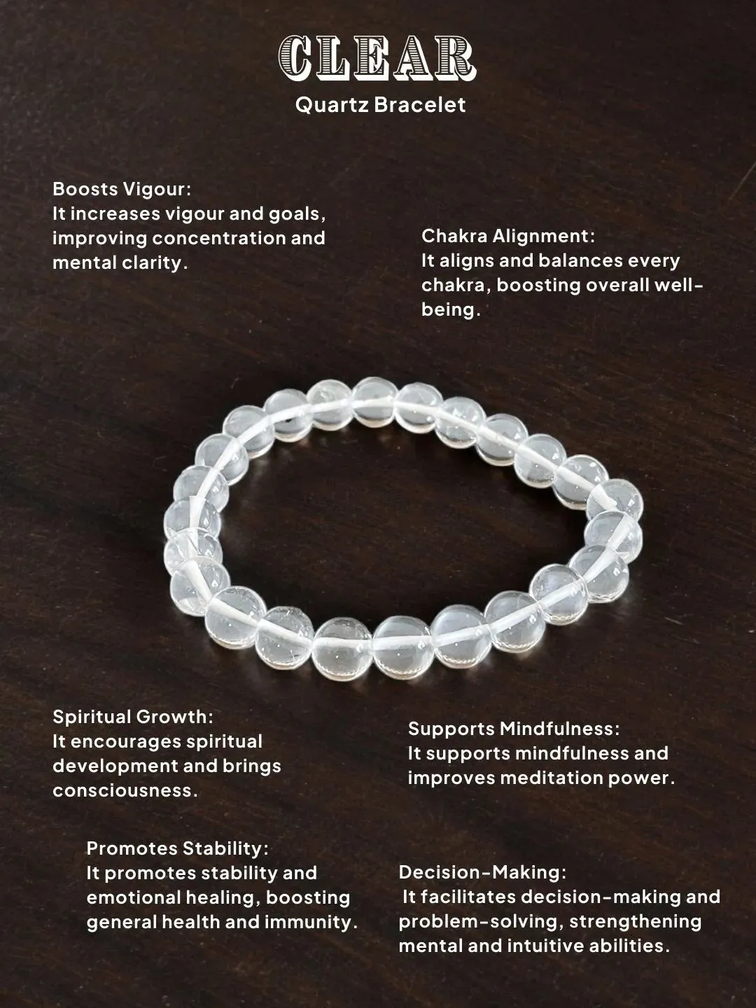 Clear Quartz Bracelet