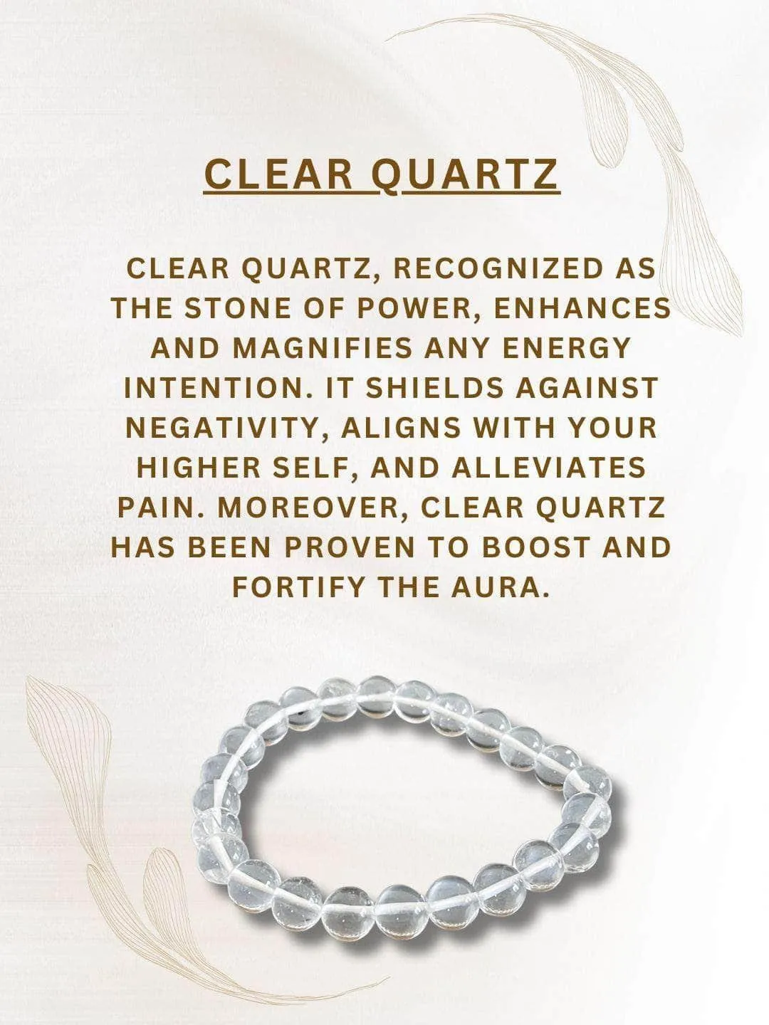 Clear Quartz Bracelet