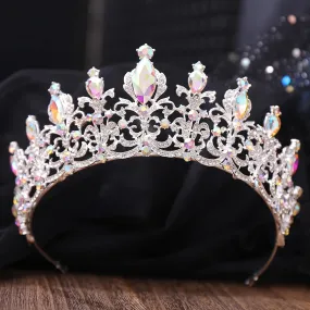 Crystal Rhinestone Tiara Crown Hair Accessory for Women