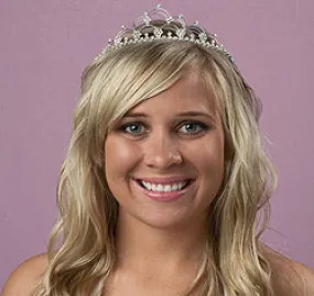 Crystal Rhinestone Tiara (with hair combs)