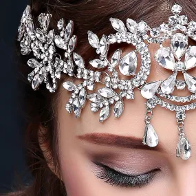 Crystal Tiara Hair Jewelry  Tiara head crown for bride