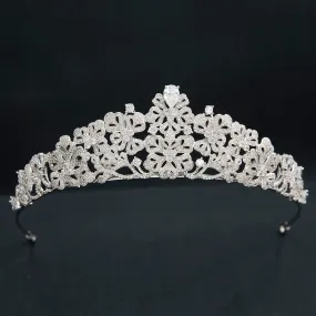 Cubic Zirconia Royal Tiara for Wedding,Crystal Hair Accessories CH10383