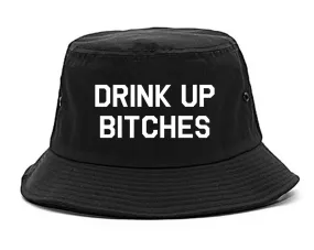 Drink Up Bitches Mens Bucket Hat